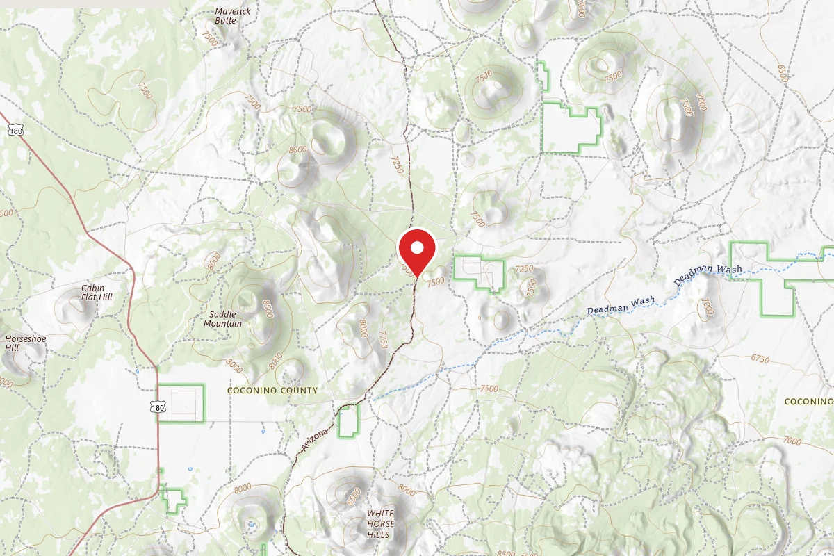 Dispersed Site near 35.4422, -111.6917