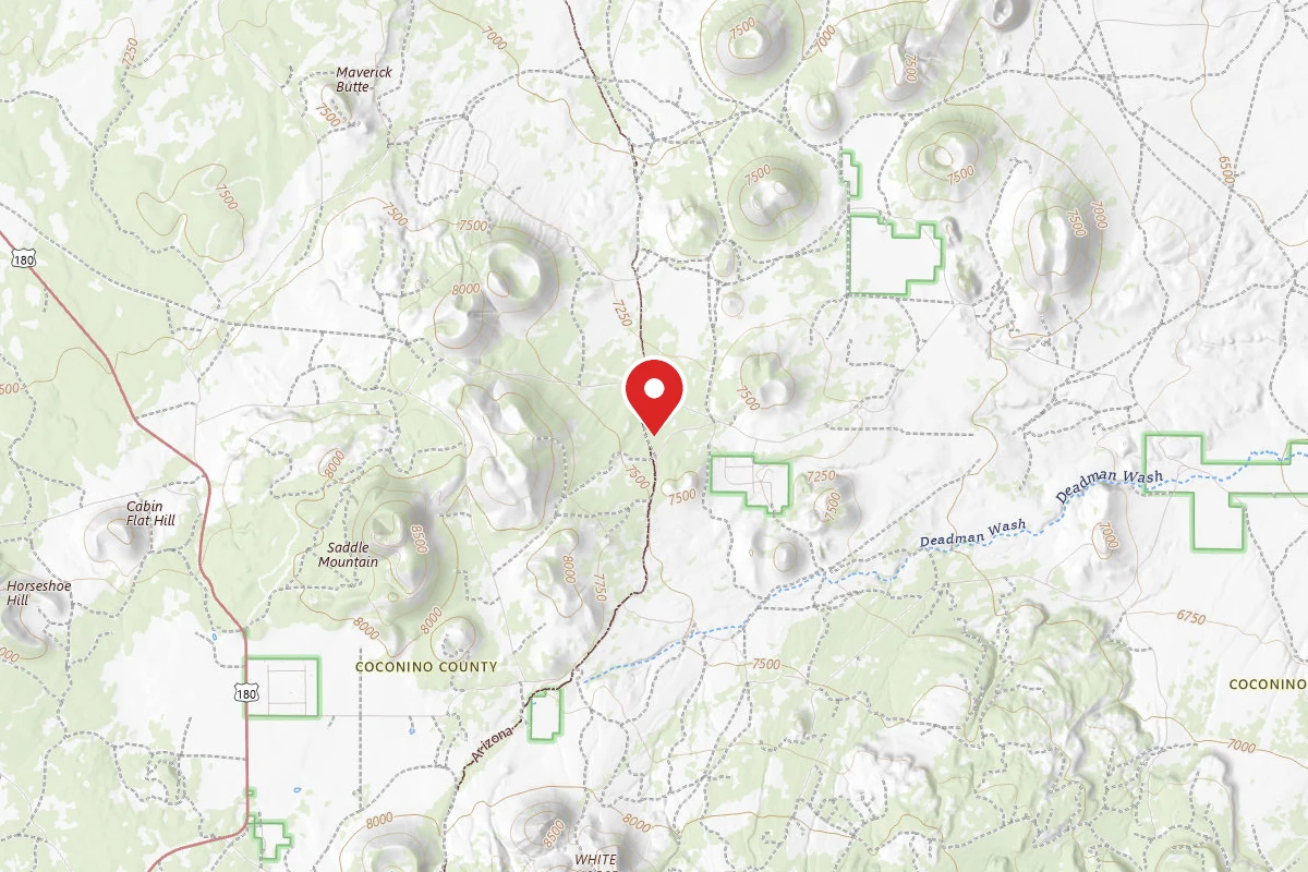 Dispersed Site near 35.4492, -111.6915