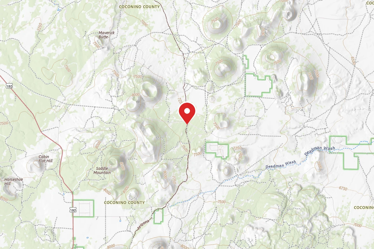 Dispersed Site near 35.4546, -111.6928