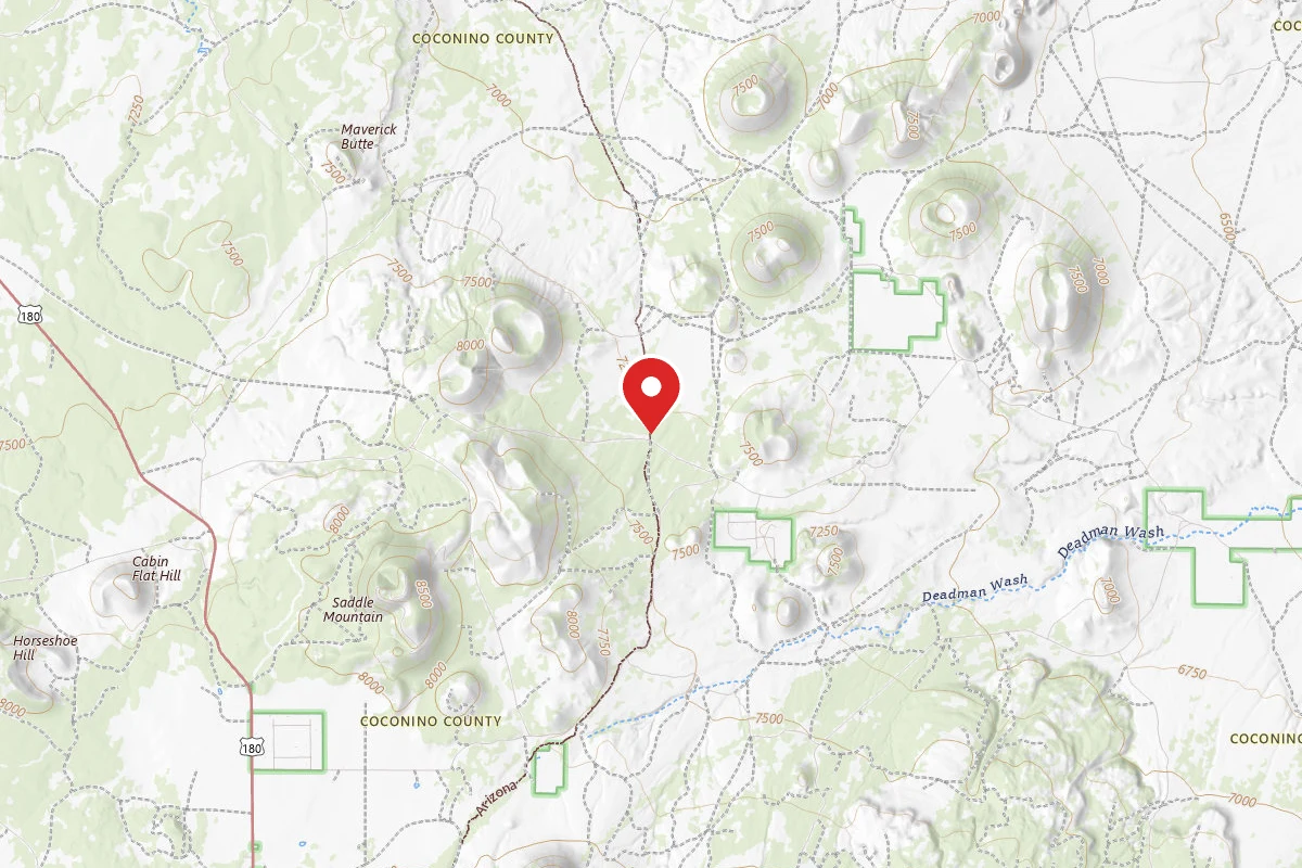 Dispersed Site near 35.4567, -111.6925