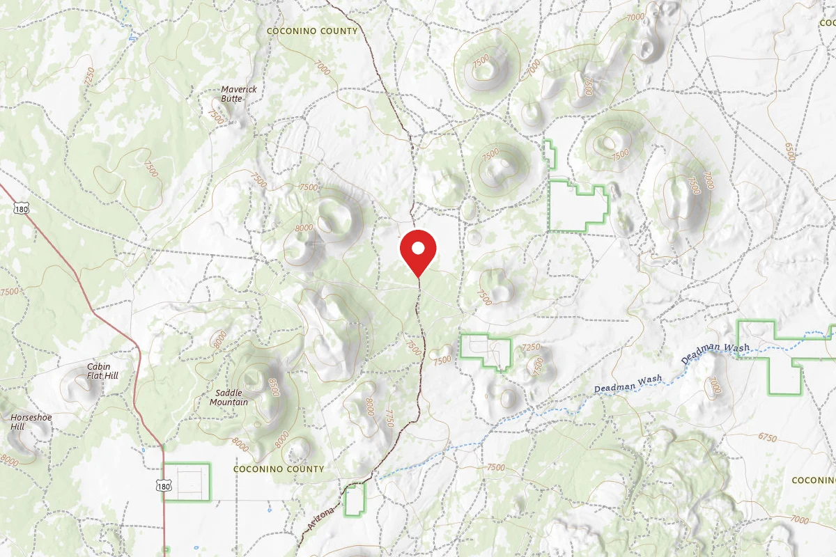 Dispersed Site near 35.4579, -111.6930