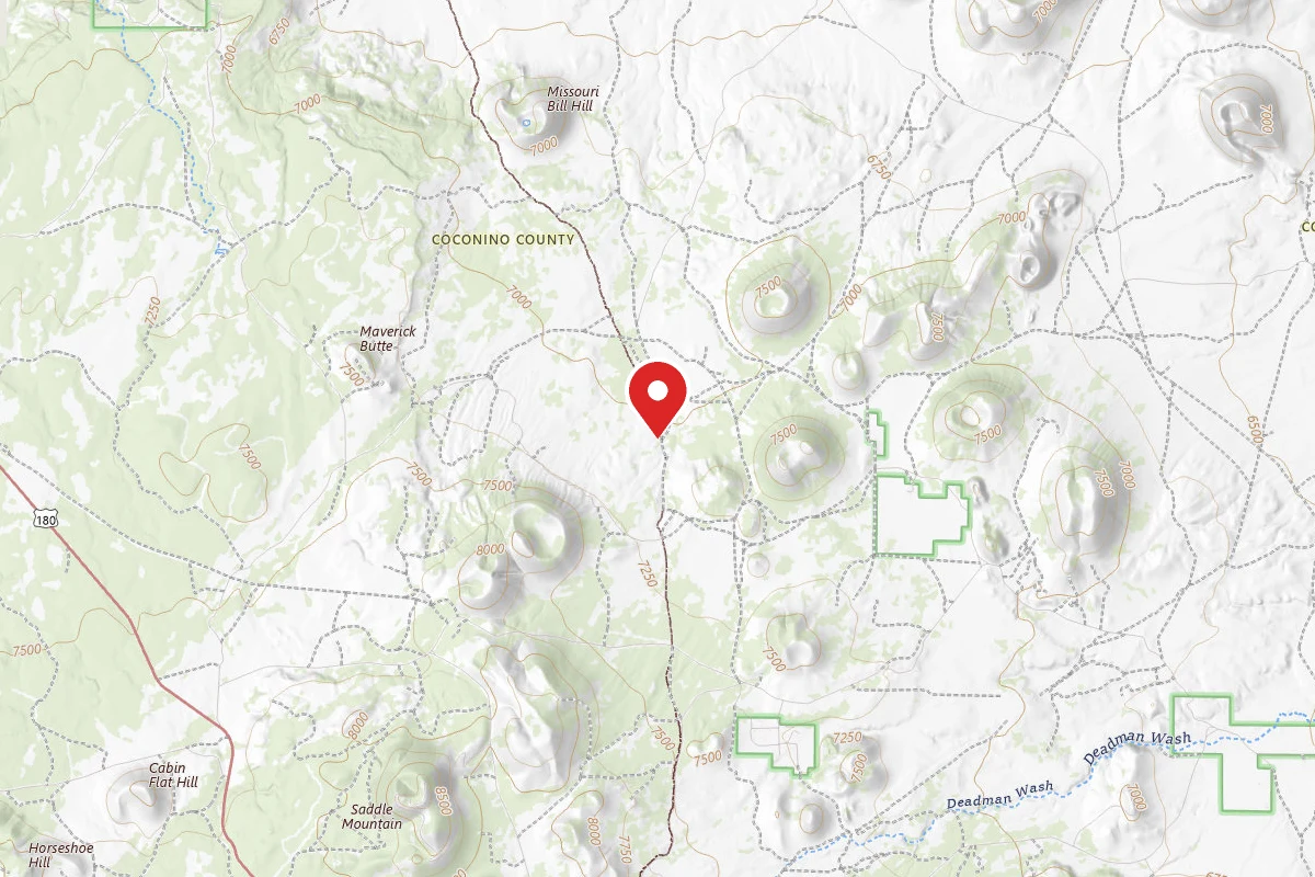 Dispersed Site near 35.4821, -111.6948