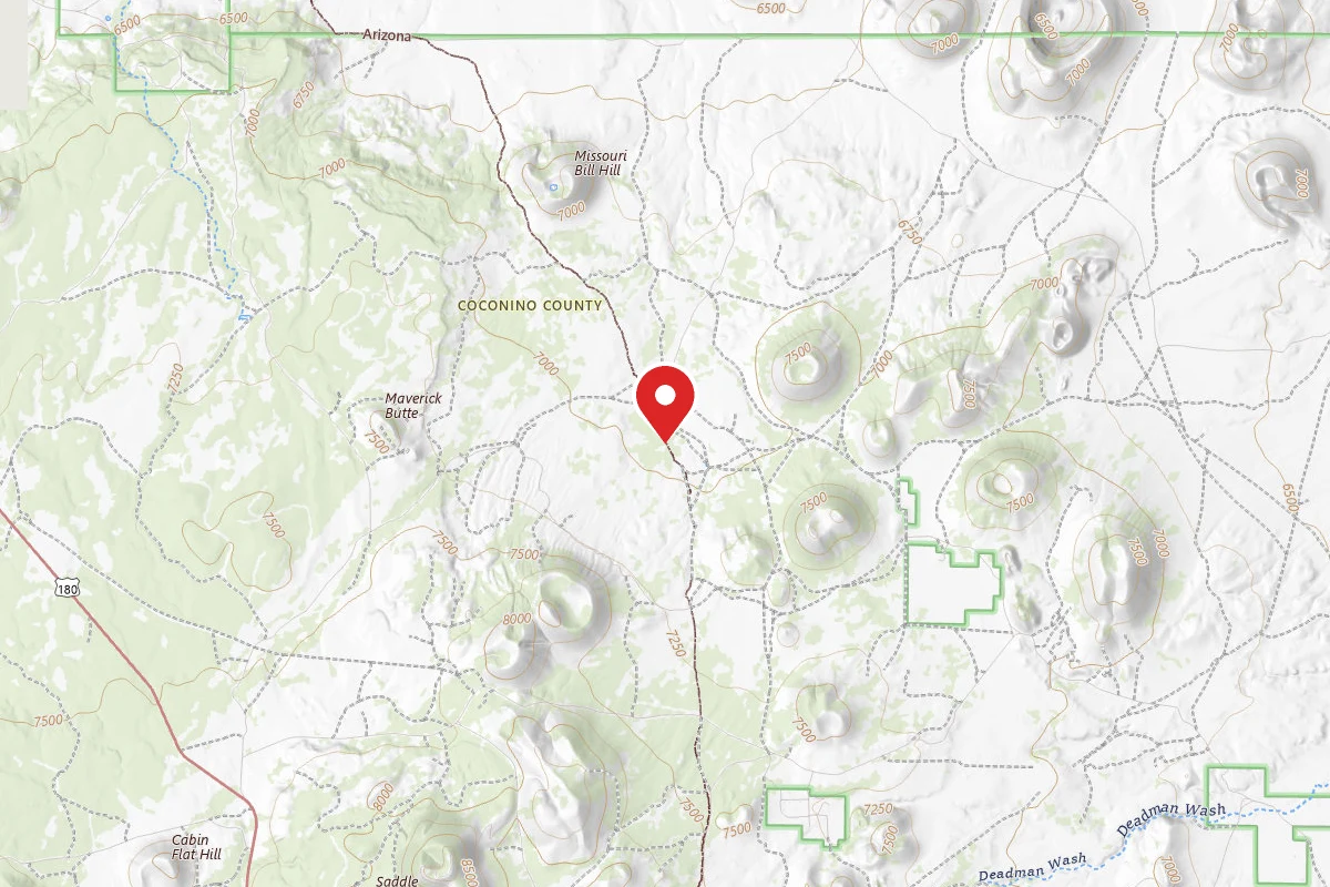 Dispersed Site near 35.4901, -111.6981