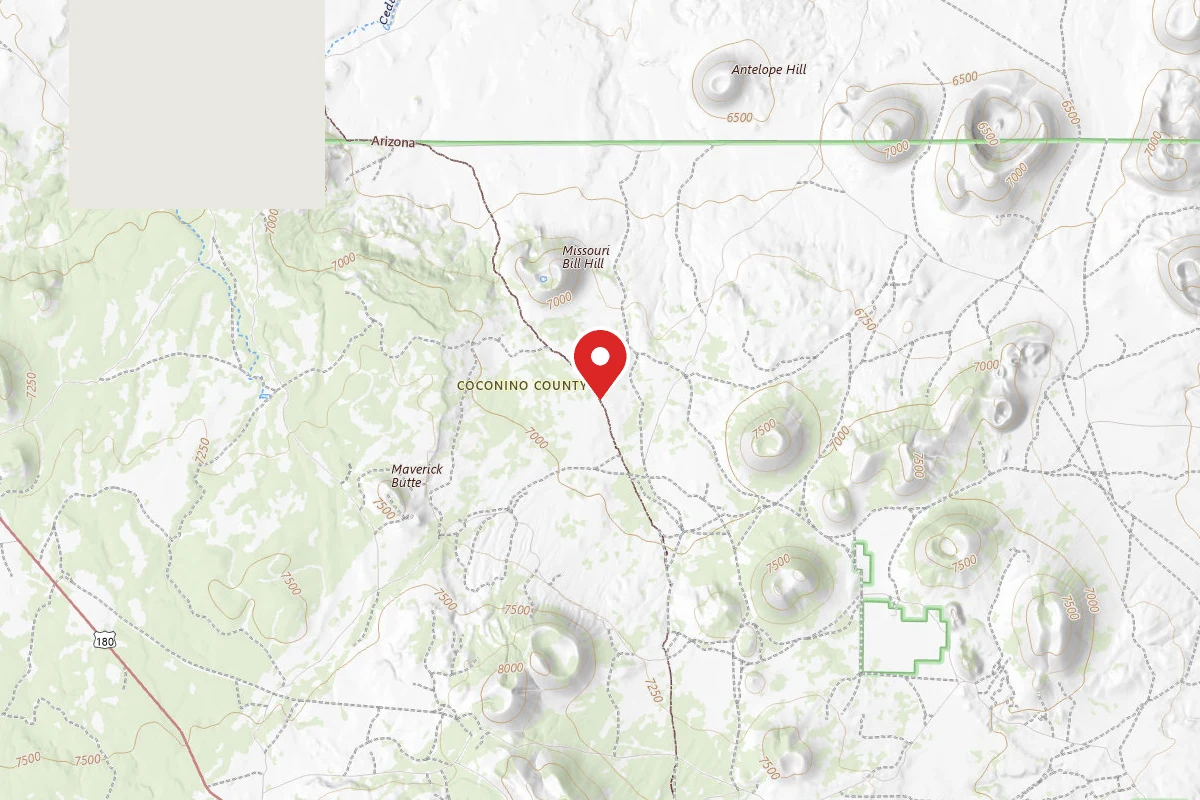 Dispersed Site near 35.5055, -111.7057