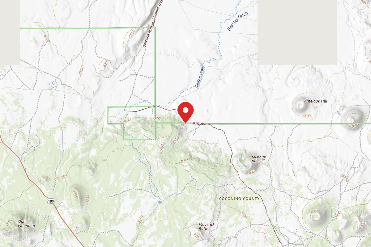 Dispersed Site near 35.5416, -111.7490