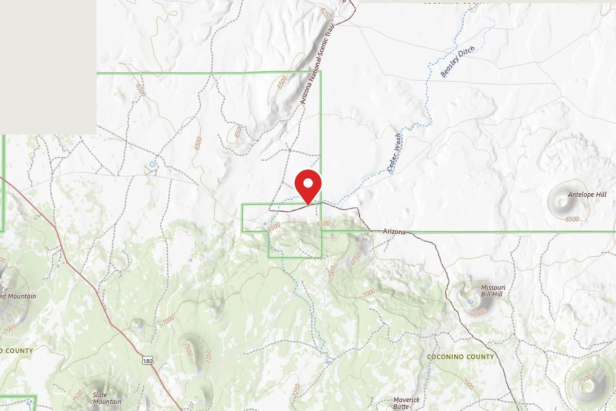 Dispersed Site near 35.5487, -111.7700