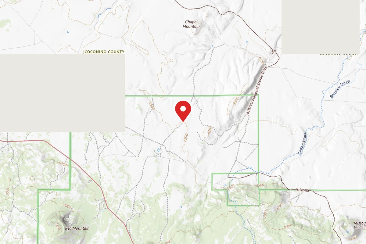 Dispersed Site near 35.5727, -111.8084