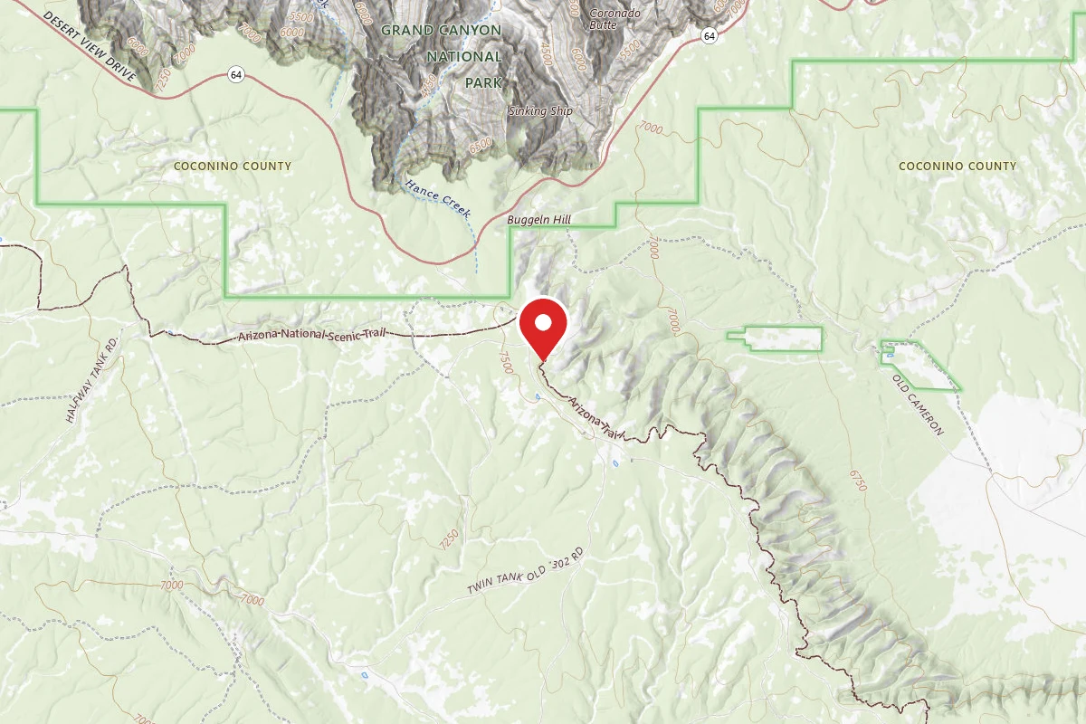 Dispersed Site near 35.9532, -111.9518