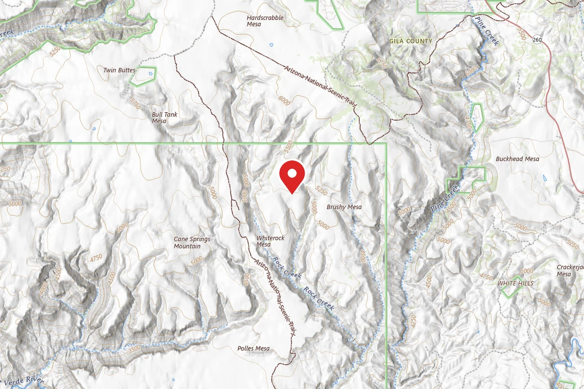 Dispersed Site near 34.3186, -111.5158
