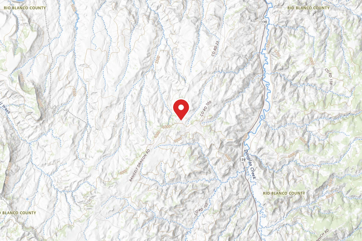 BLM Dragon Trail - County Rd #23 dispersed
