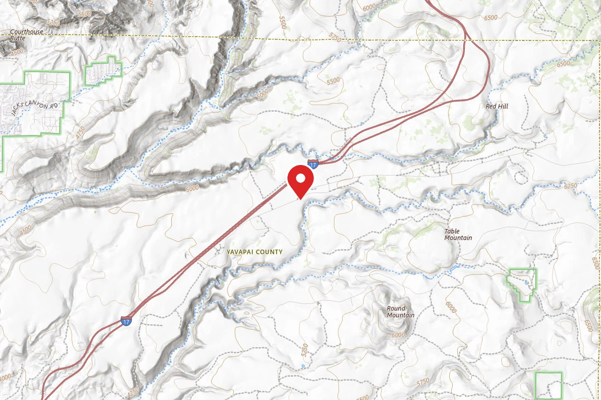 Dispersed Site near 34.7576, -111.6546