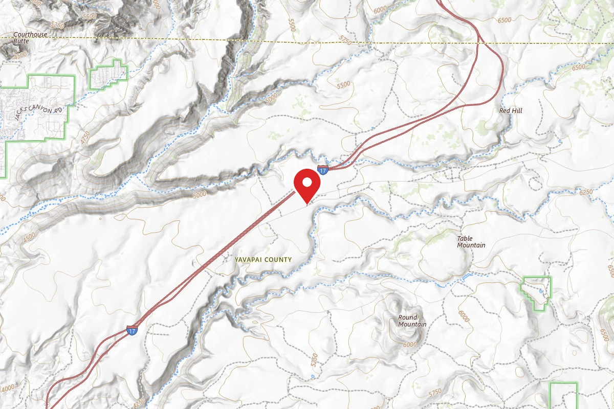 Dispersed Site near 34.7581, -111.6557