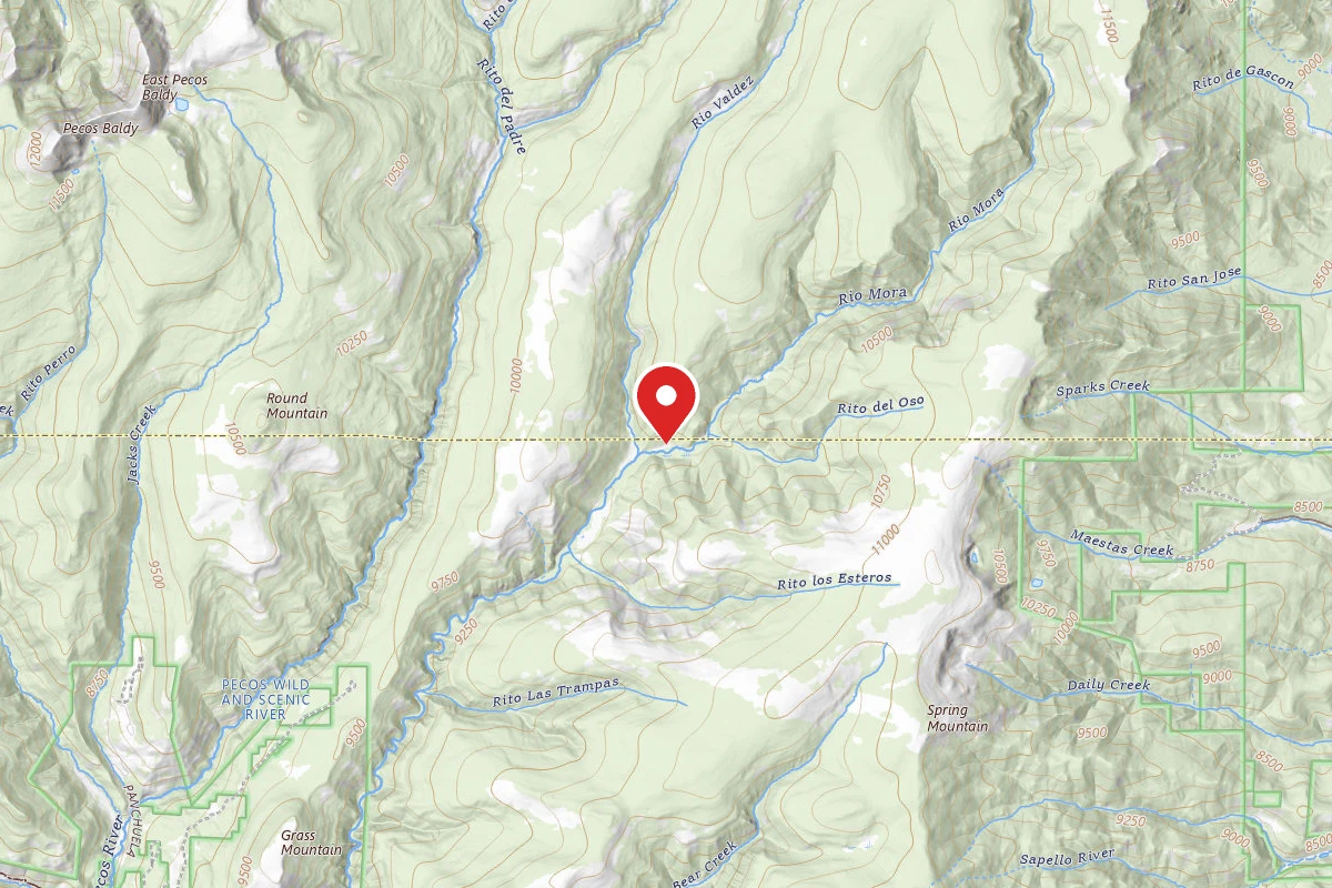 Dispersed Site near 35.8702, -105.5725