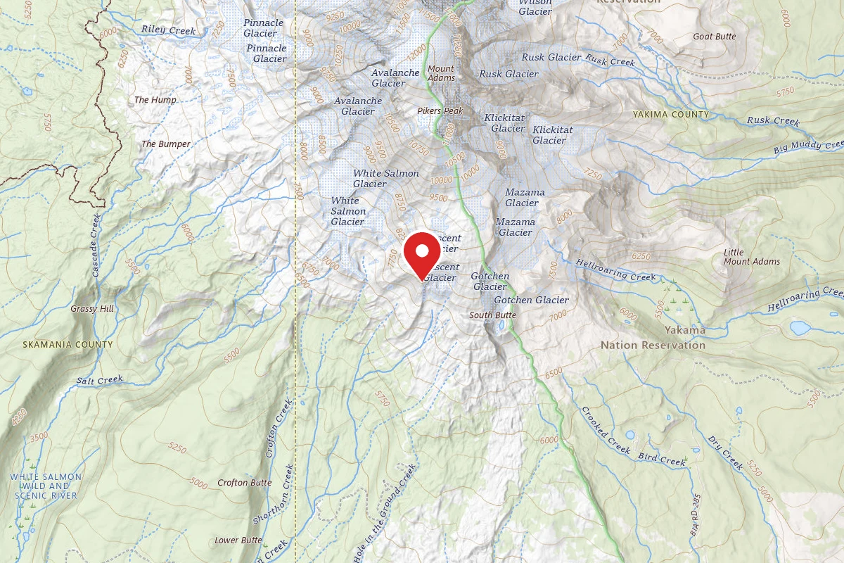Dispersed Site near 46.1672, -121.4915