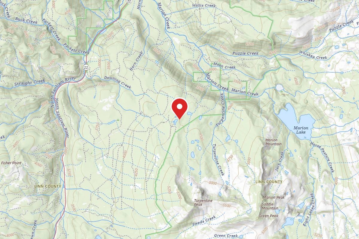 Camp Pioneer Santiam Campsite