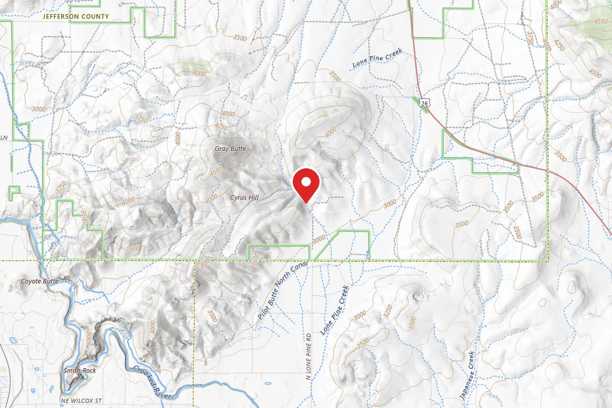 Dispersed Site near 44.4043, -121.0700