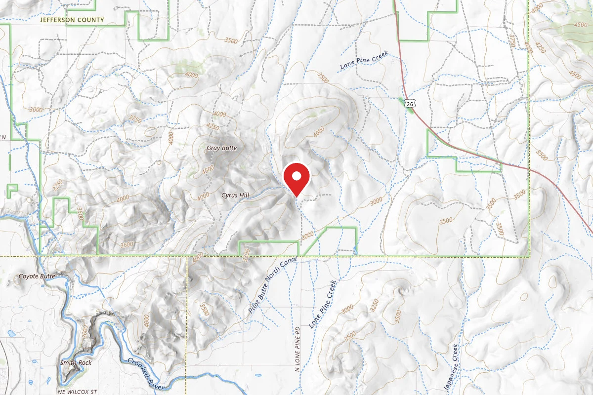 Dispersed Site near 44.4052, -121.0695