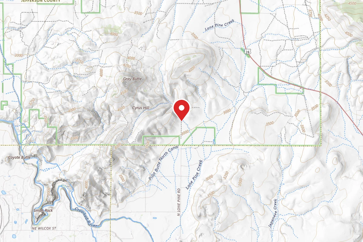 Dispersed Site near 44.4005, -121.0676