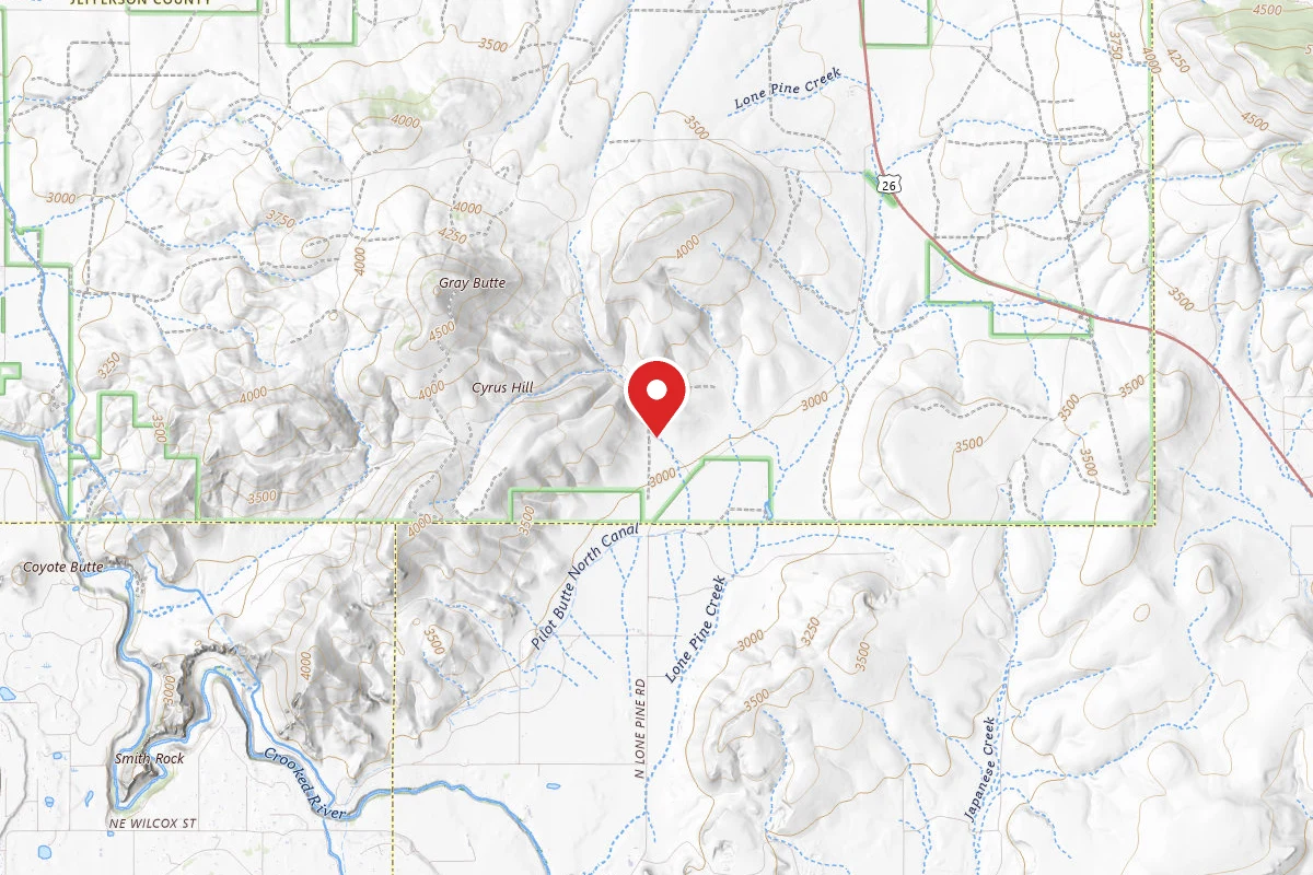 Dispersed Site near 44.4001, -121.0666