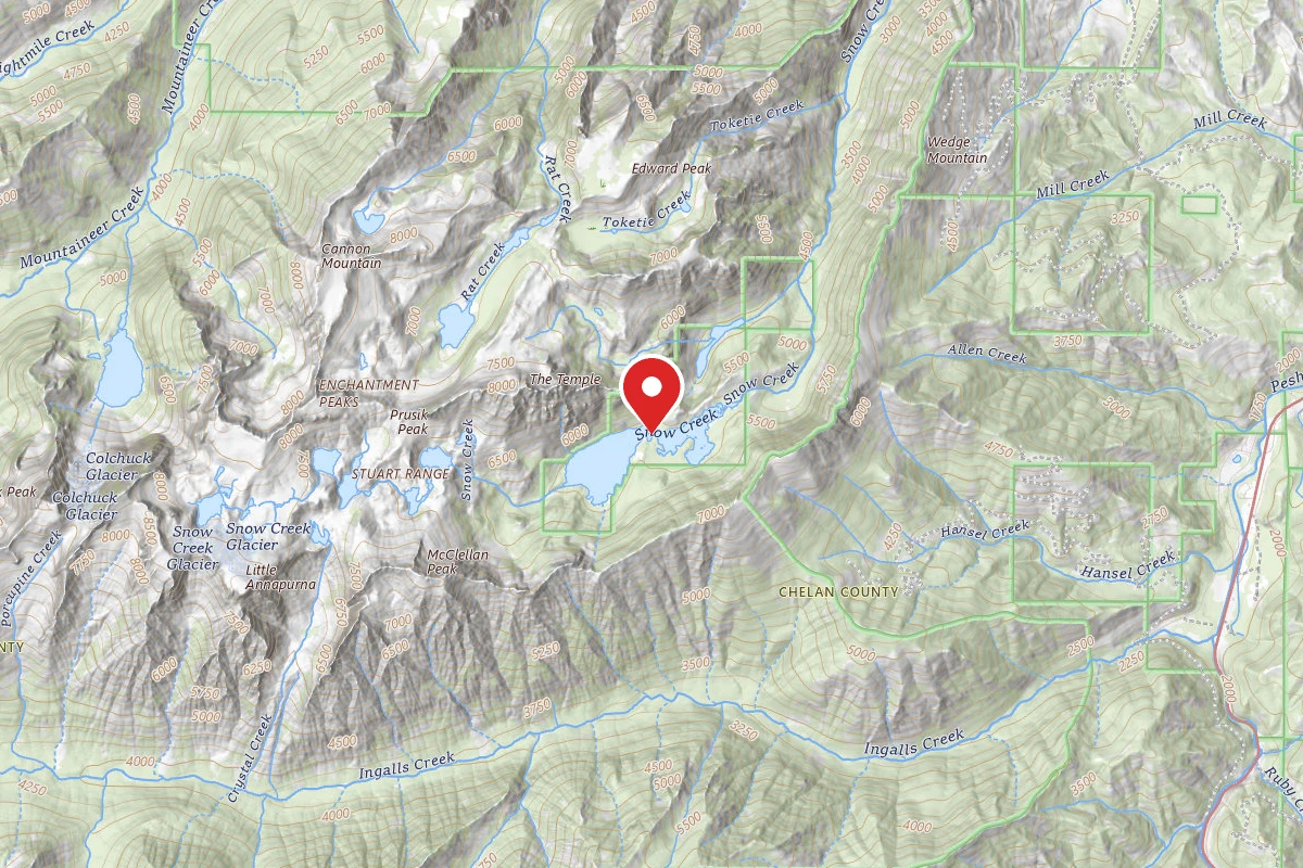 Dispersed Site near 47.4852, -120.7497