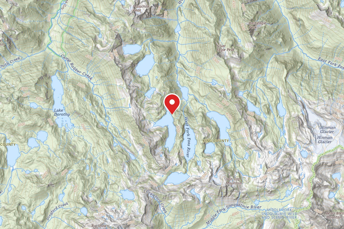 Dispersed Site near 47.5825, -121.3172