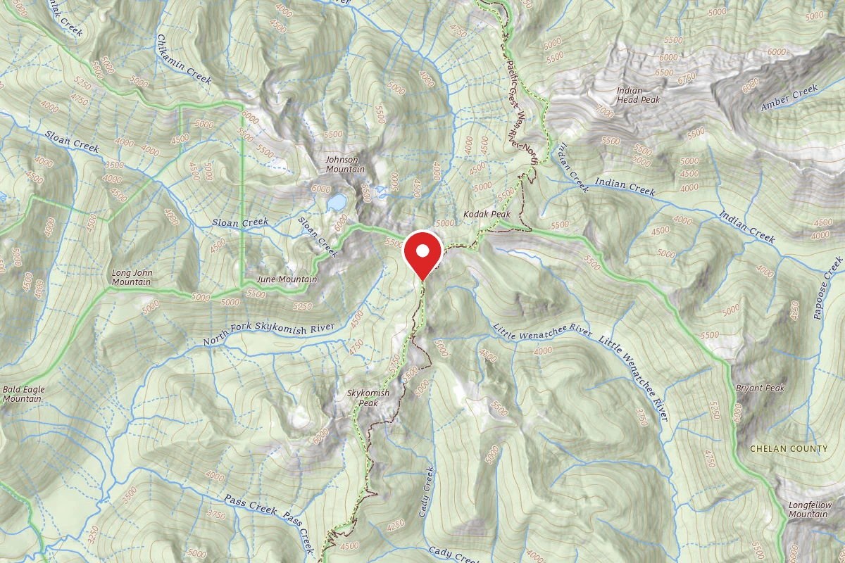 Dispersed Site near 47.9774, -121.1485