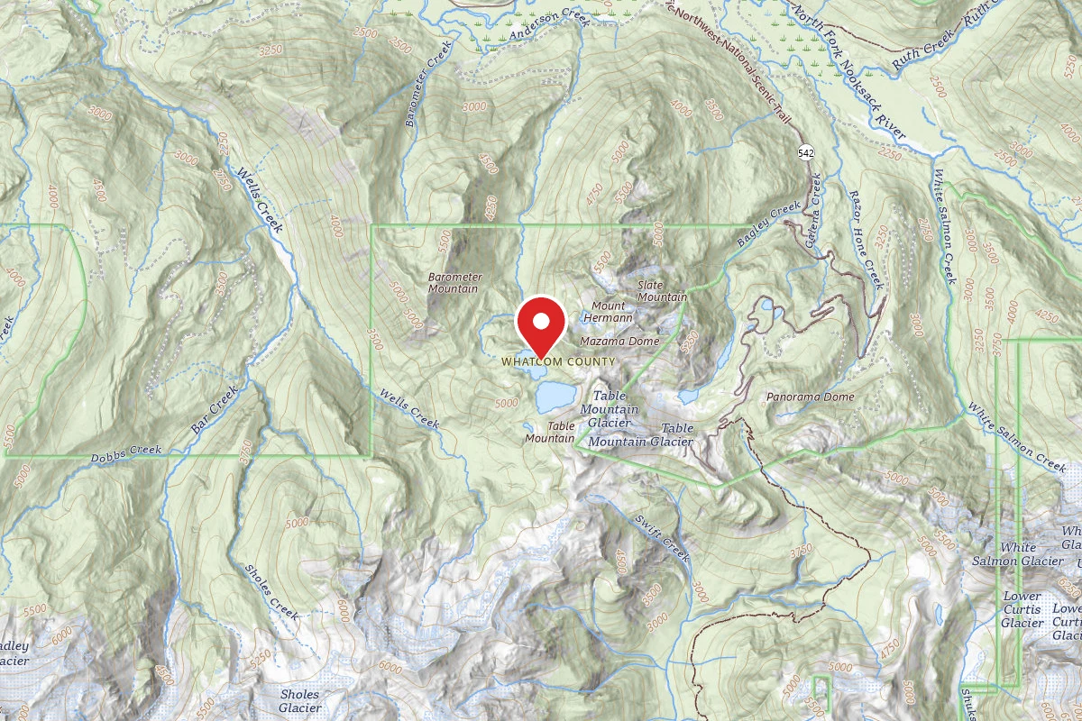 Dispersed Site near 48.8585, -121.7203
