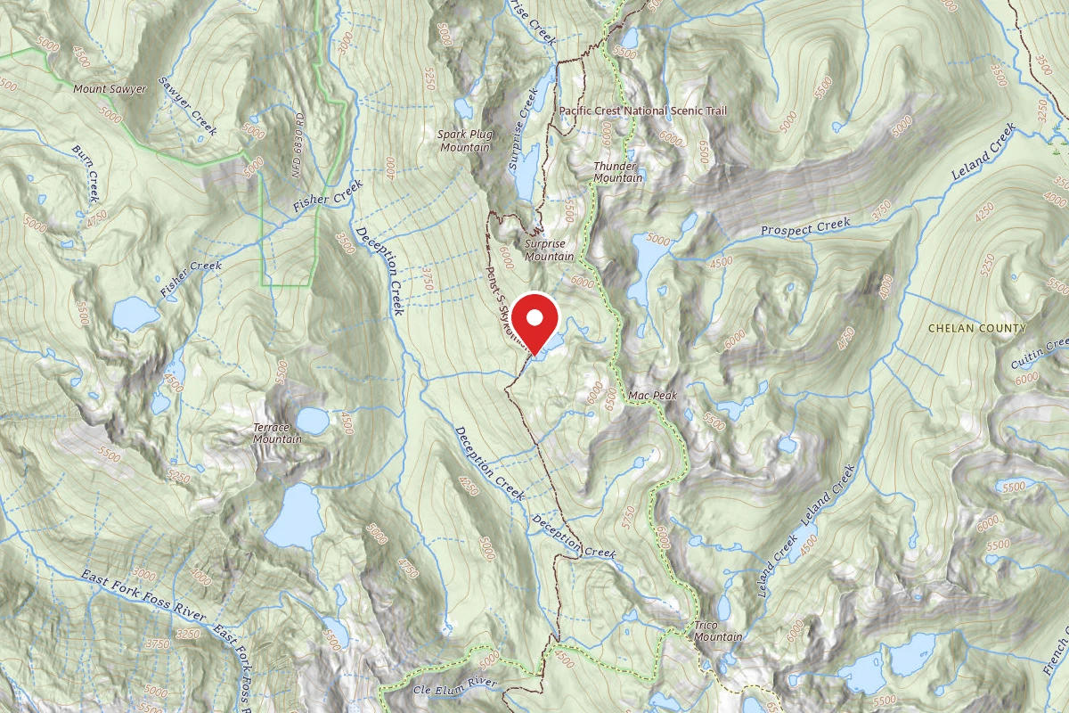 Dispersed Site near 47.6332, -121.1425