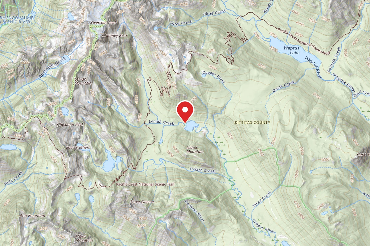 Dispersed Site near 47.4768, -121.2393