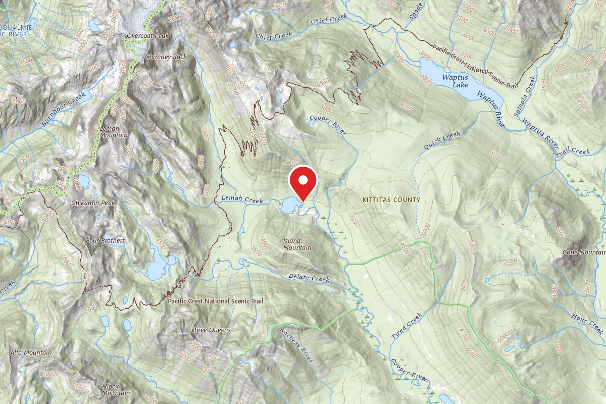Dispersed Site near 47.4765, -121.2318