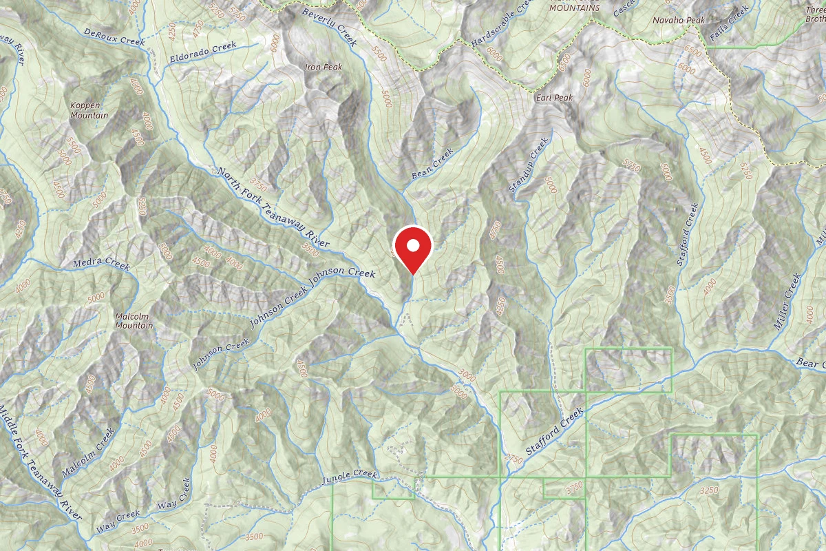 Dispersed Site near 47.3808, -120.8730