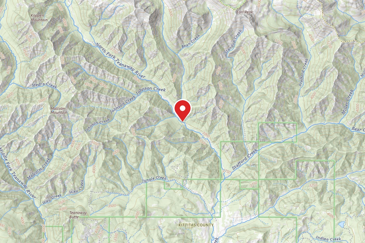 Dispersed Site near 47.3689, -120.8730