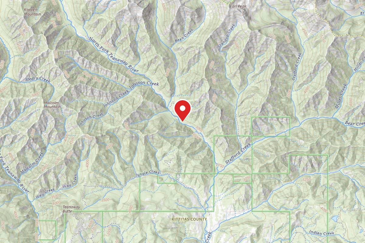 Dispersed Site near 47.3668, -120.8691