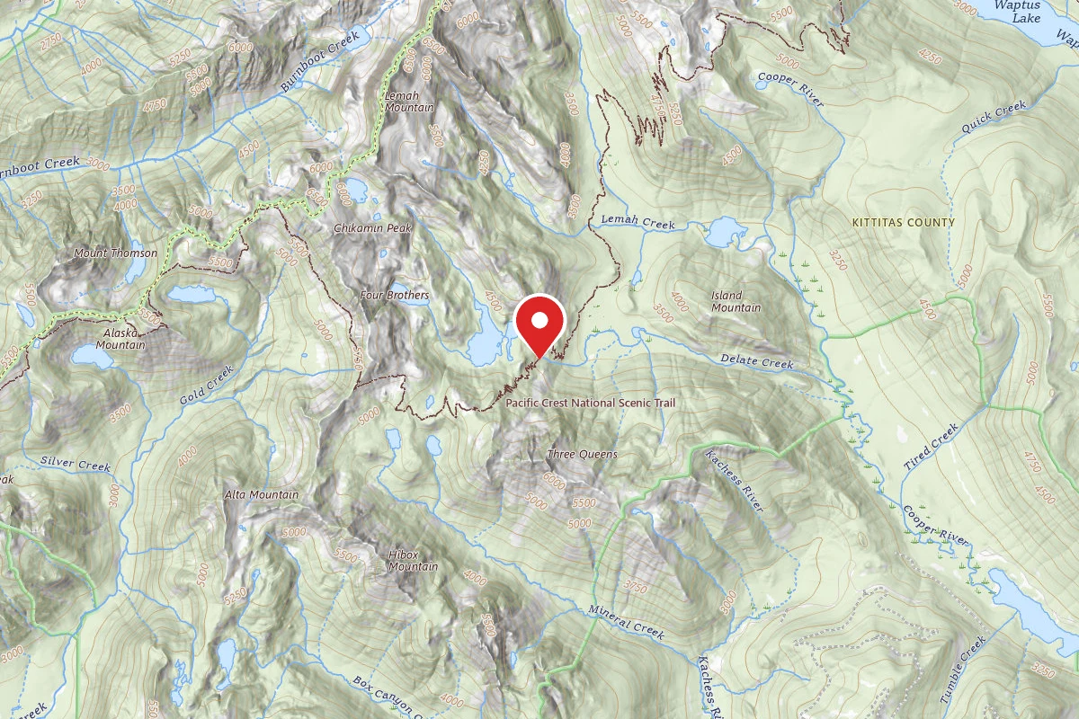 Dispersed Site near 47.4594, -121.2712