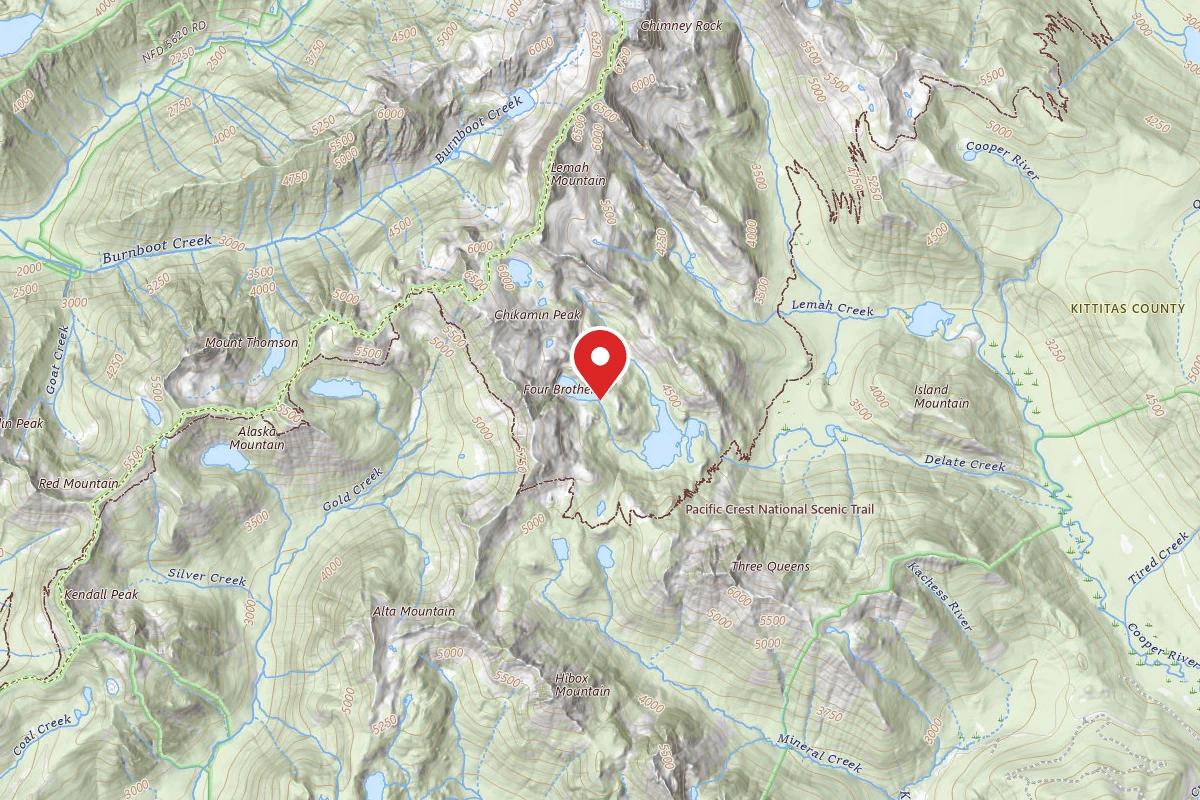 Dispersed Site near 47.4665, -121.2924