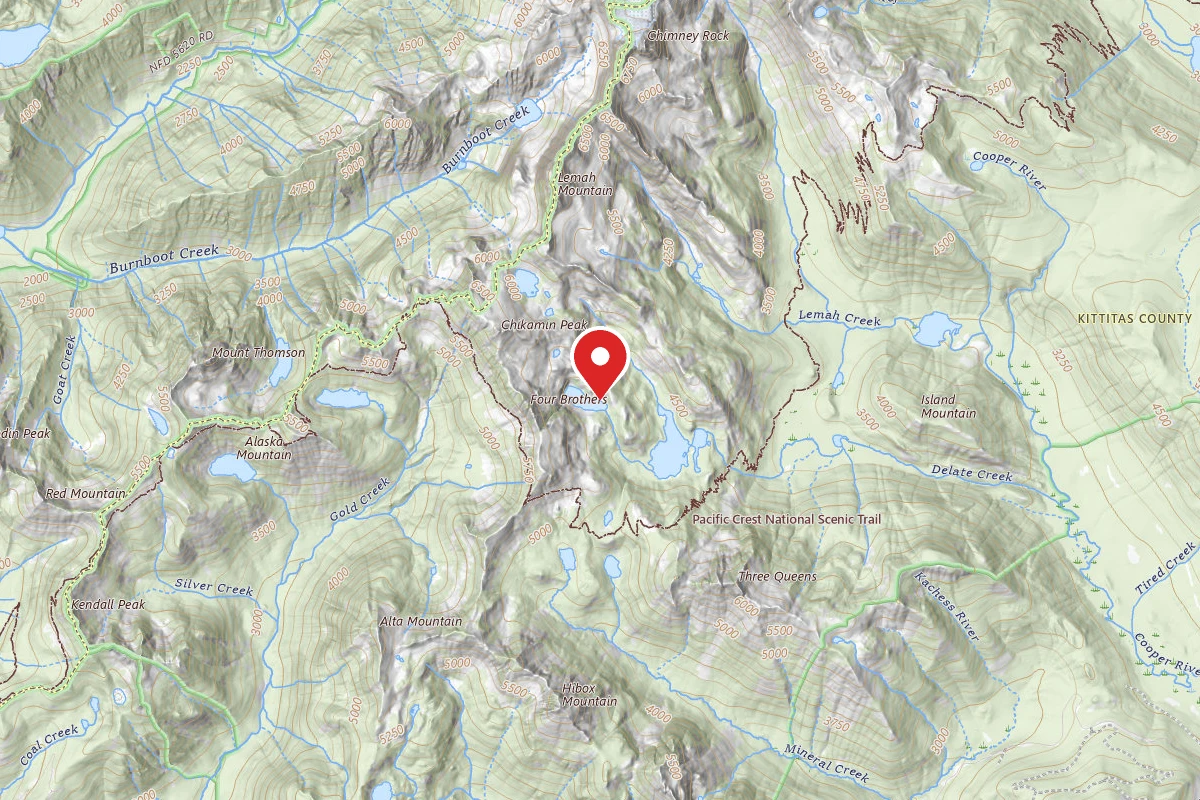 Dispersed Site near 47.4675, -121.2935