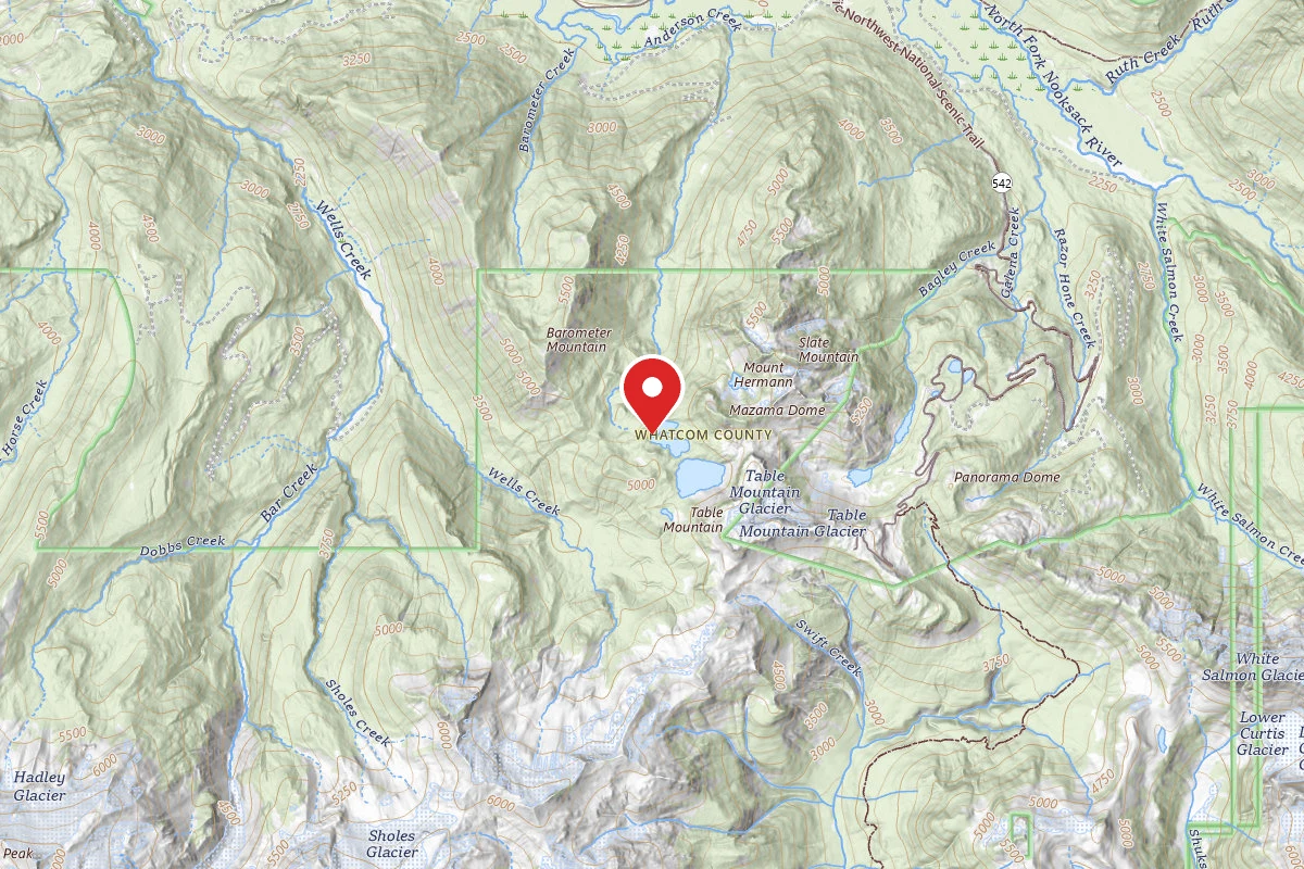 Dispersed Site near 48.8584, -121.7252