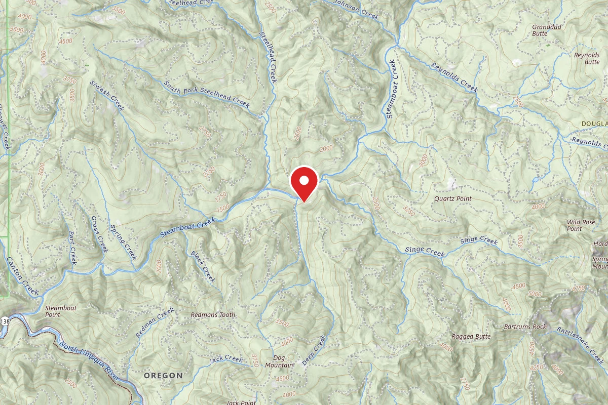 Umpqua National Forest Steamboat Falls Campground