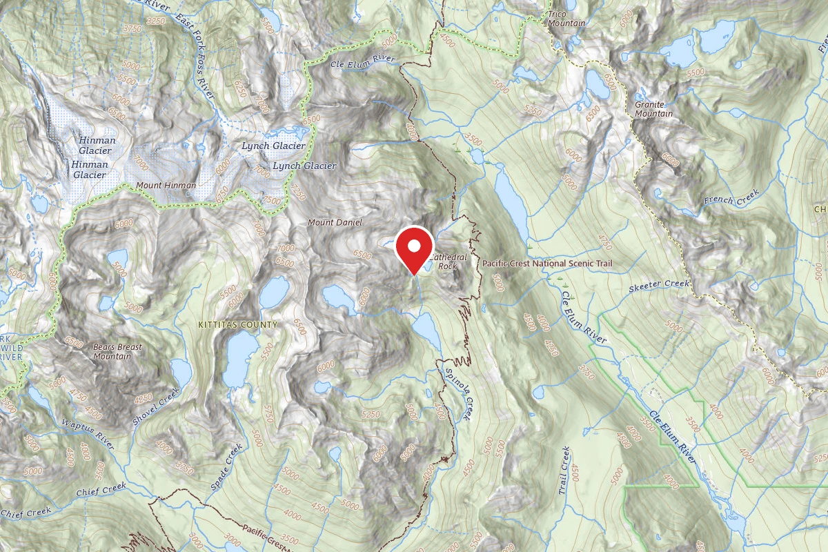 Dispersed Site near 47.5544, -121.1451