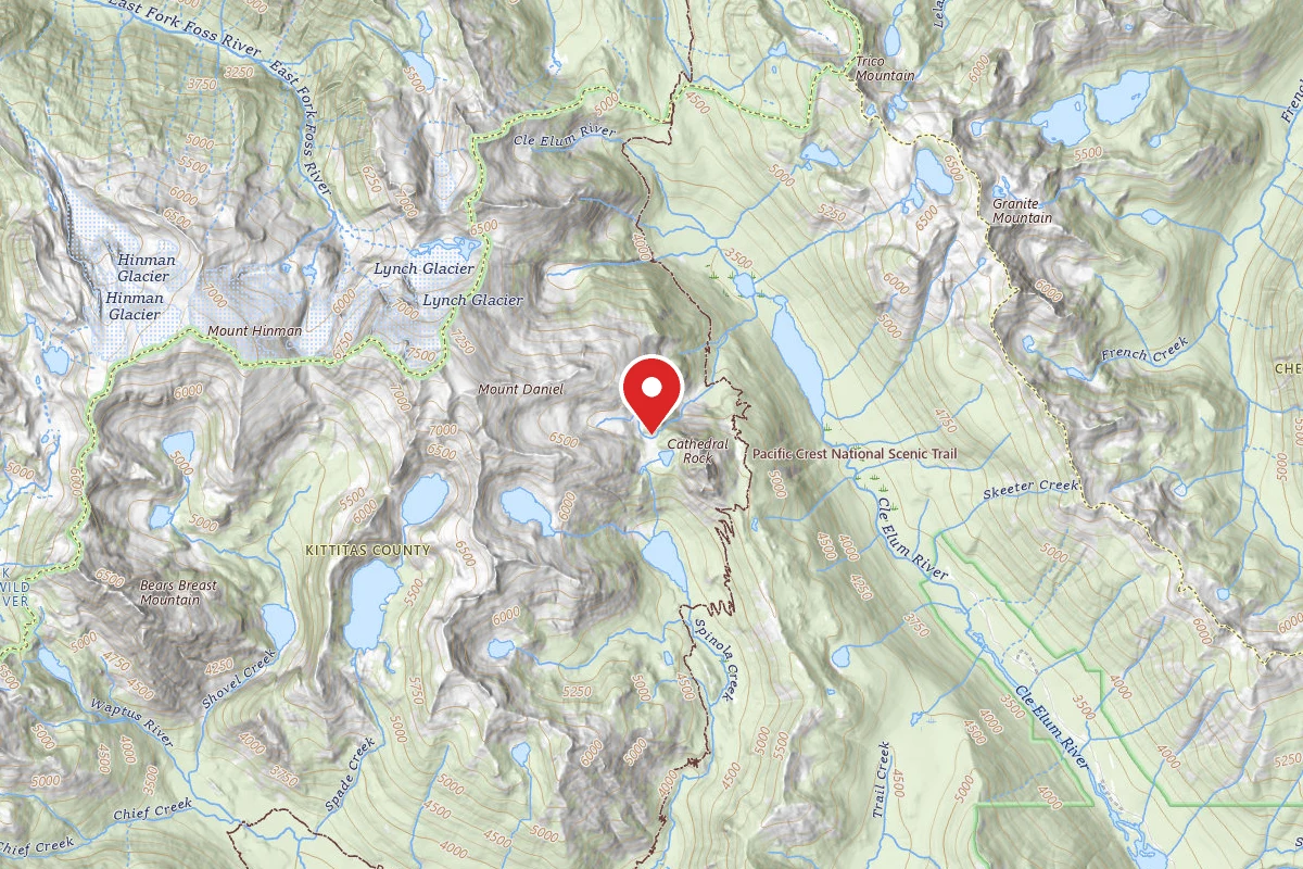 Dispersed Site near 47.5586, -121.1440