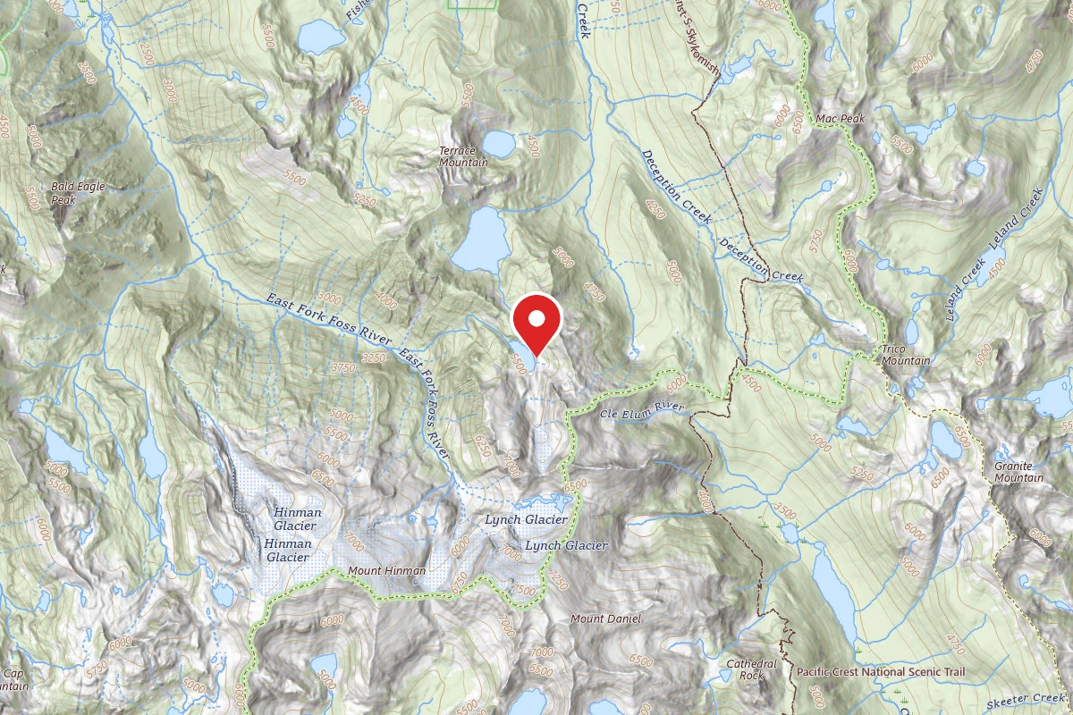Dispersed Site near 47.5973, -121.1779