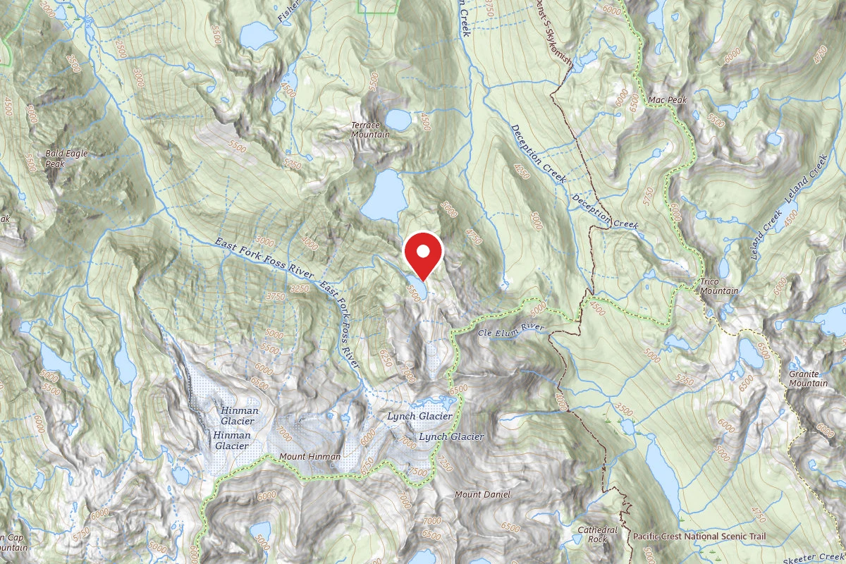 Dispersed Site near 47.5983, -121.1792