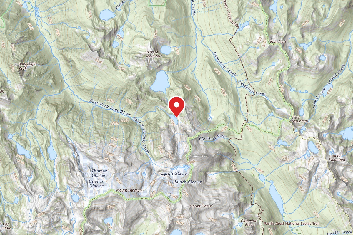 Dispersed Site near 47.5983, -121.1791