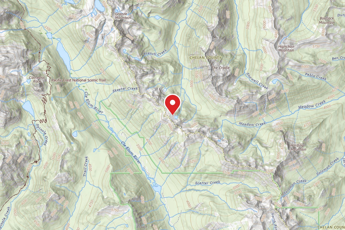 Dispersed Site near 47.5424, -121.0558