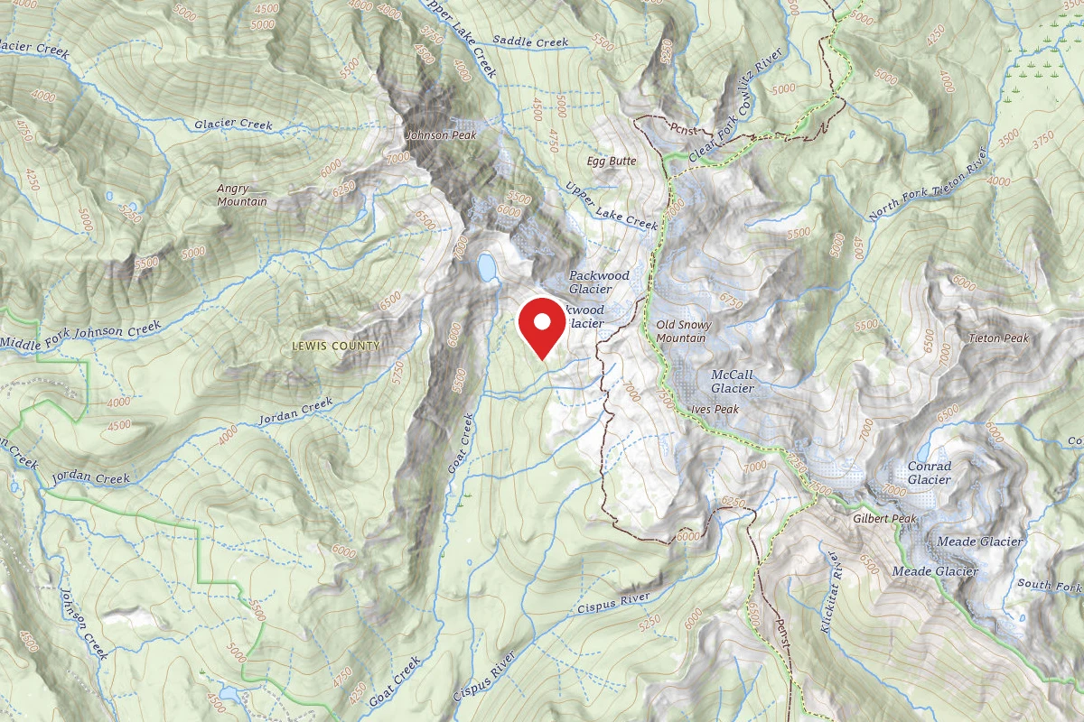 Dispersed Site near 46.5099, -121.4756