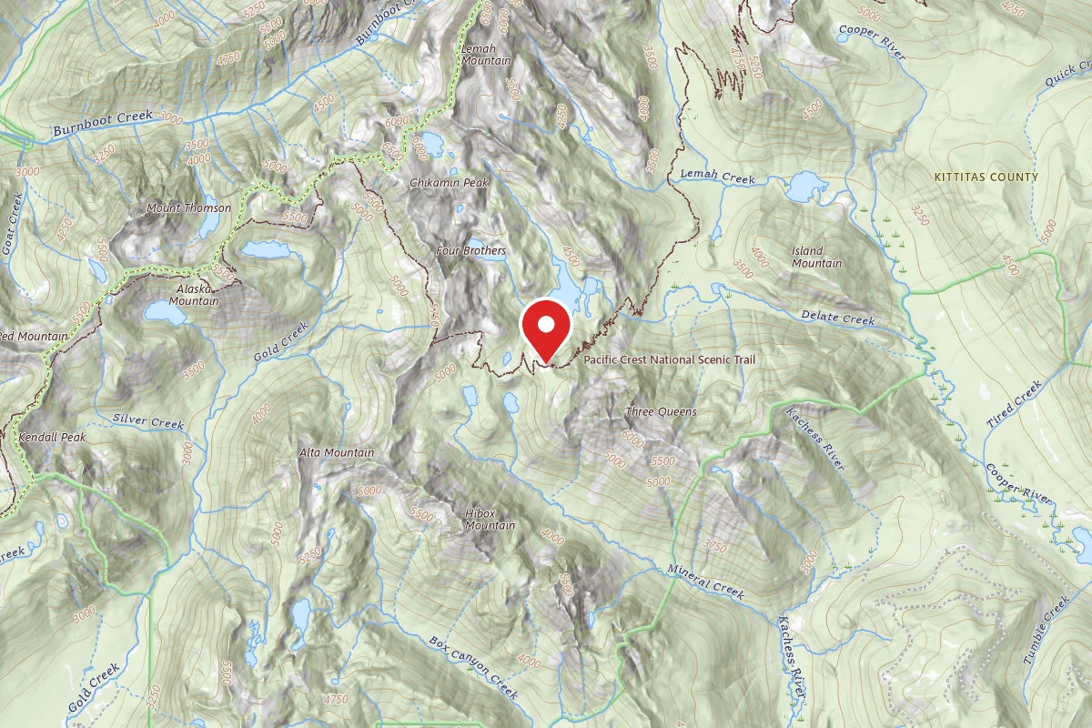 Dispersed Site near 47.4531, -121.2848