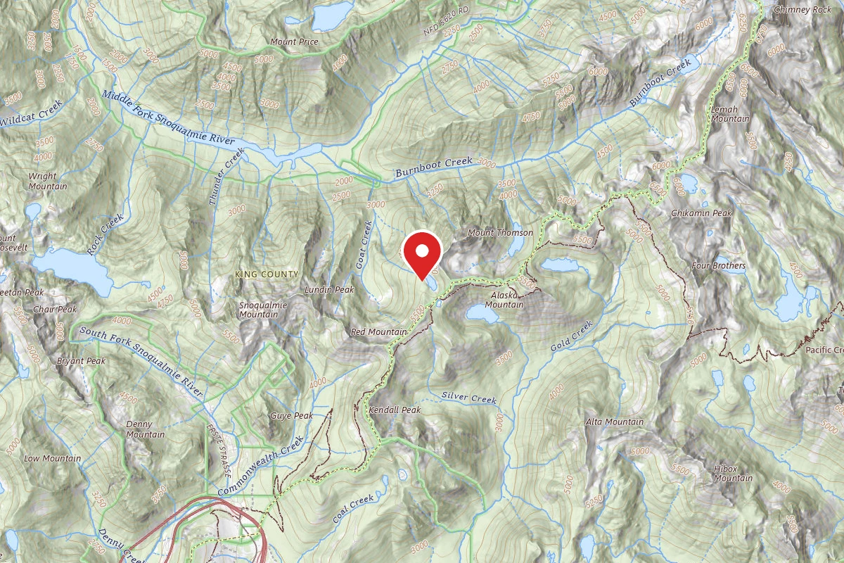 Dispersed Site near 47.4650, -121.3713