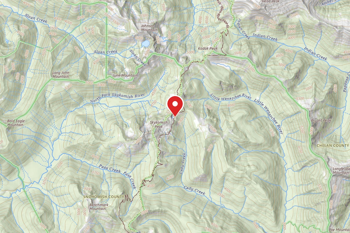 Dispersed Site near 47.9616, -121.1521