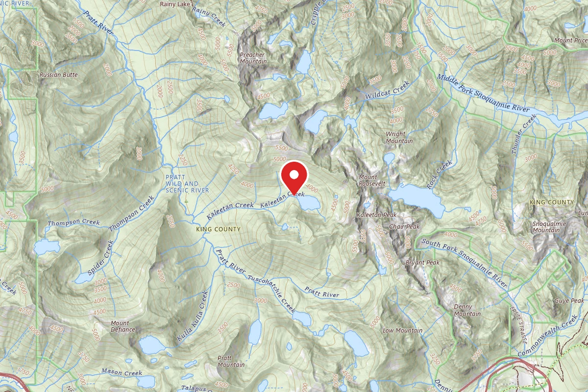 Dispersed Site near 47.4677, -121.4996