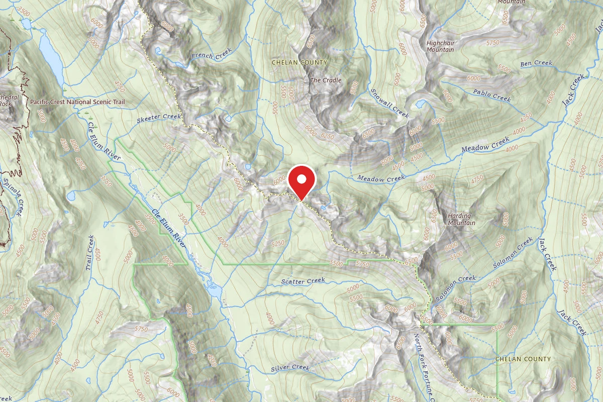 Dispersed Site near 47.5336, -121.0354